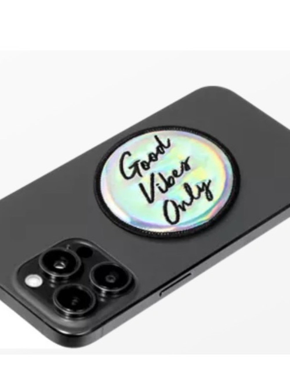 NWT-Magnetic Phone Badge with MagSafe - Good Vibes Only